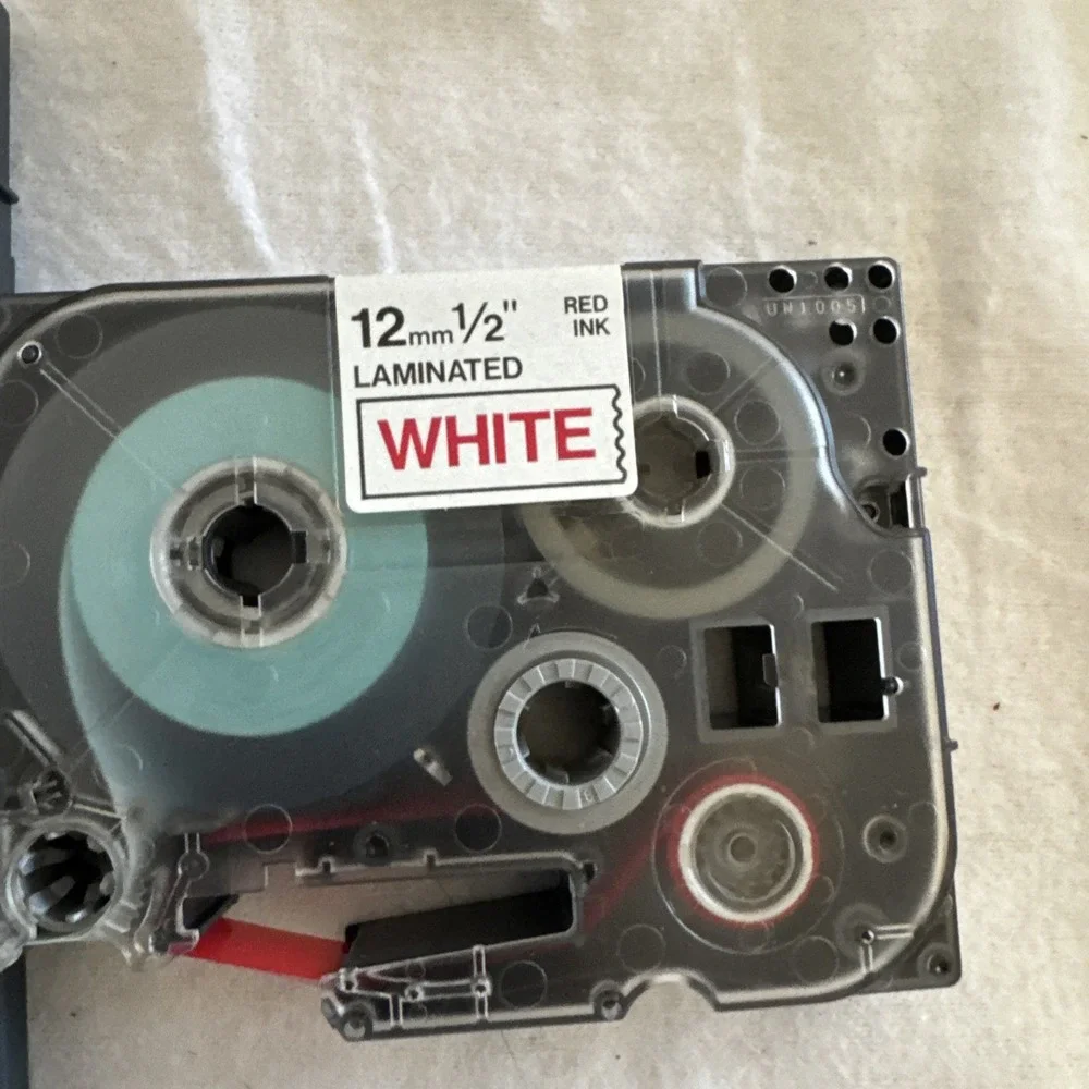 5 GENUINE Brother TZ-131 P-Touch Label Tape 1/4